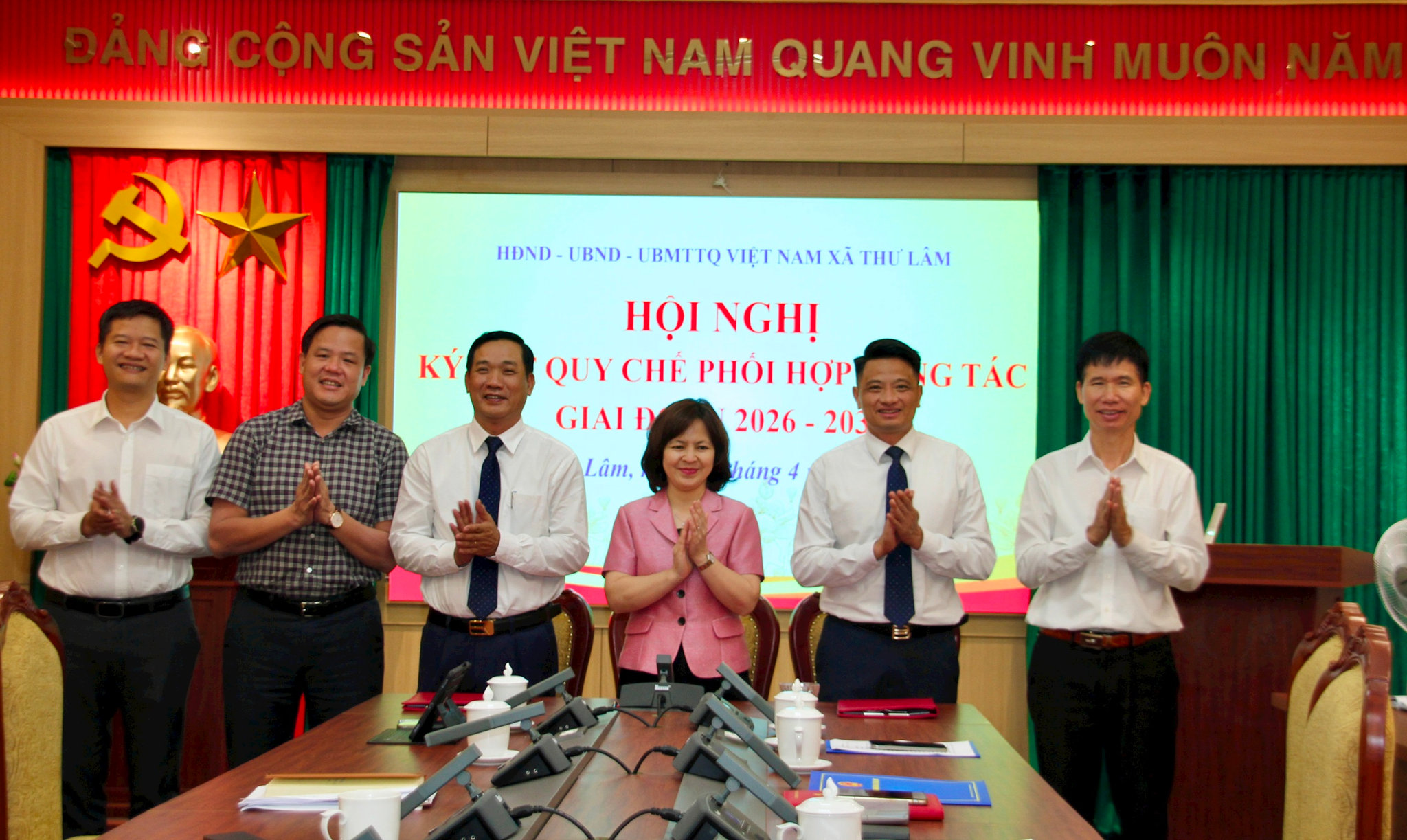 Xã Thư Lâm siết chặt cơ chế phối hợp, nâng hiệu quả hoạt động của hệ thống chính trị