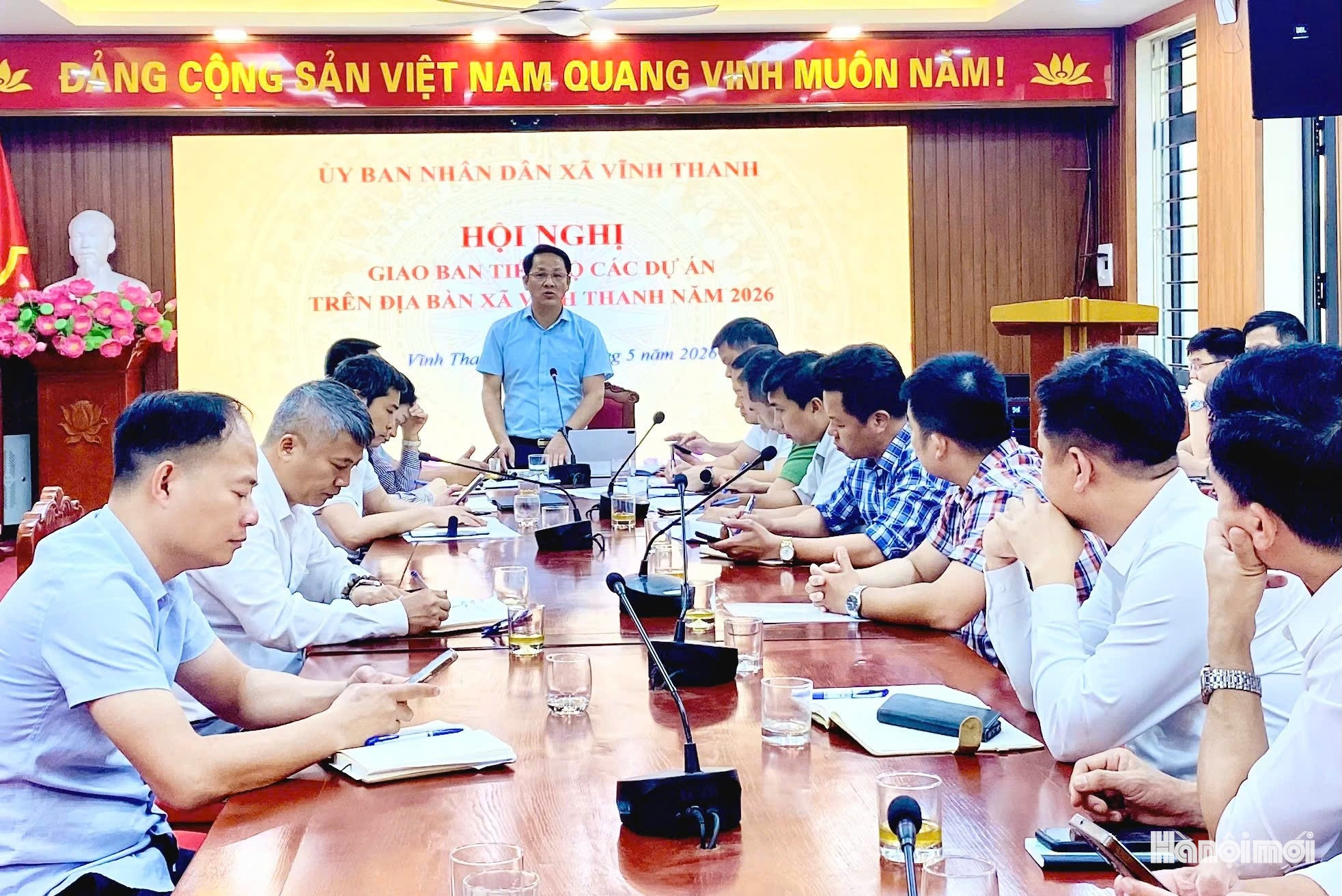 Xã Vĩnh Thanh siết tiến độ 19 dự án đầu tư công, không đánh đổi chất lượng công trình