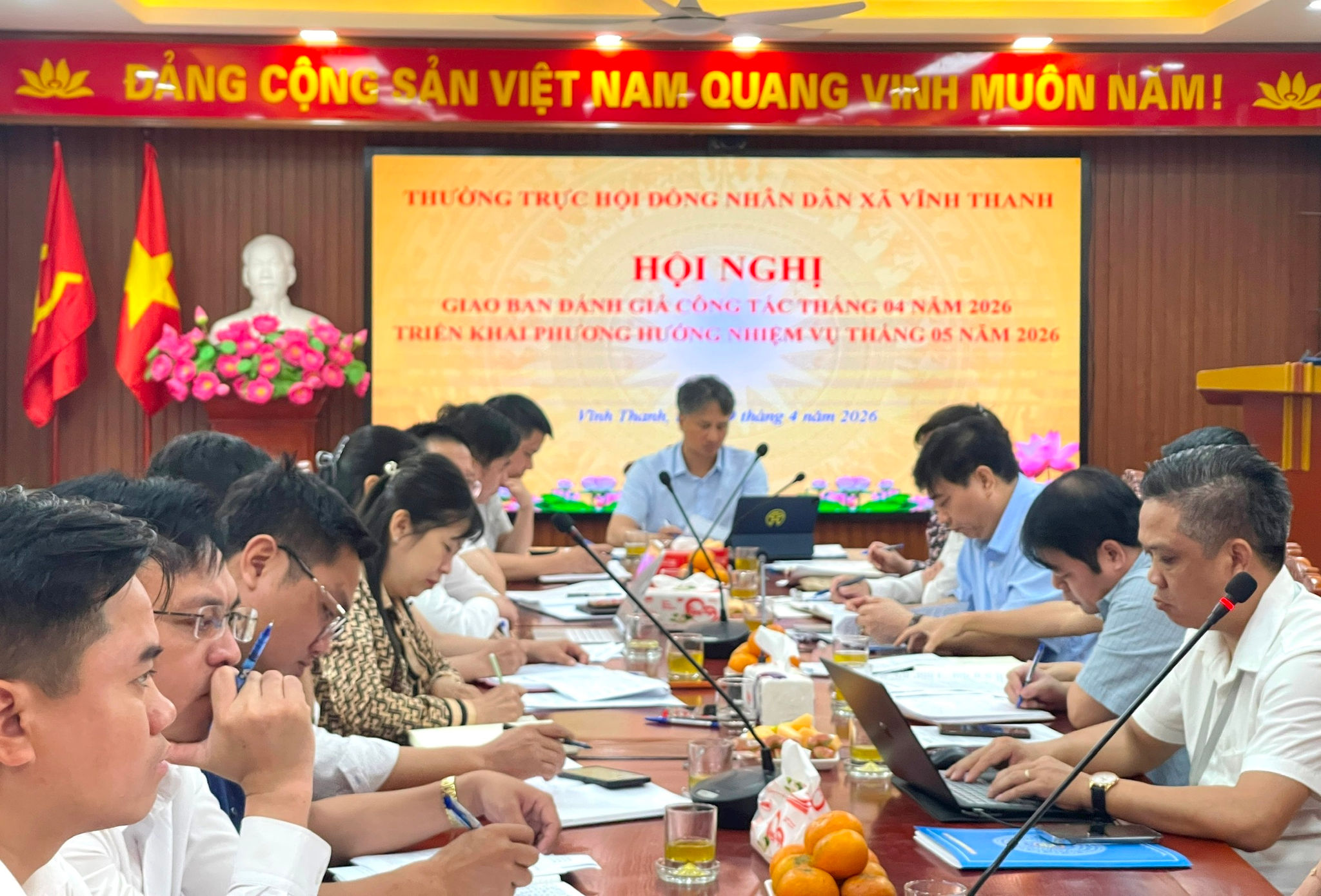 Xã Vĩnh Thanh lấy “6 rõ” làm thước đo nâng chất hoạt động HĐND