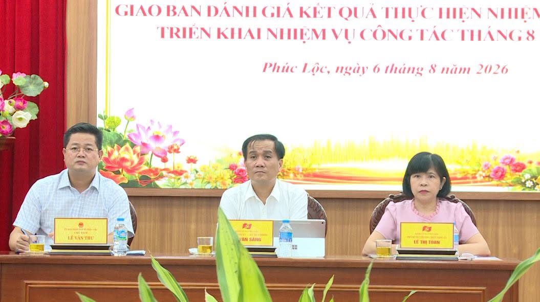 Xã Phúc Lộc tăng tốc xử lý điểm nghẽn, đẩy nhanh sắp xếp trường học, hoàn thiện cơ sở dữ liệu đất đai, nâng cao hiệu quả quản trị 