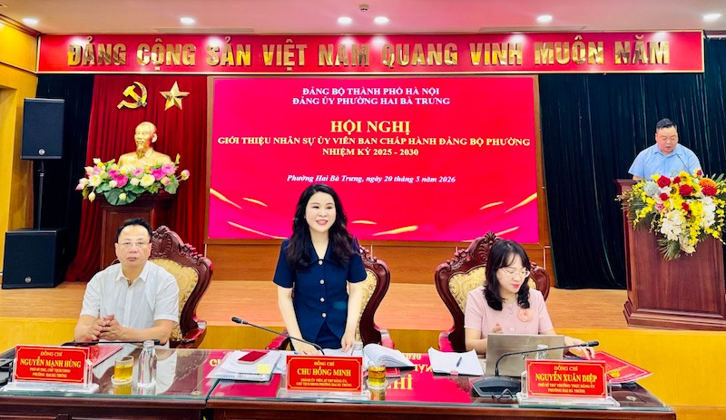 Đảng ủy phường Hai Bà Trưng thực hiện quy trình kiện toàn nhân sự Ban Chấp hành, củng cố năng lực lãnh đạo nhiệm kỳ 2025-2030
