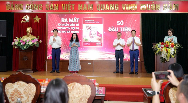 Phường Hai Bà Trưng ra mắt ấn phẩm điện tử Thông tin nội bộ, lan tỏa đổi mới công tác tuyên truyền trong Đảng
