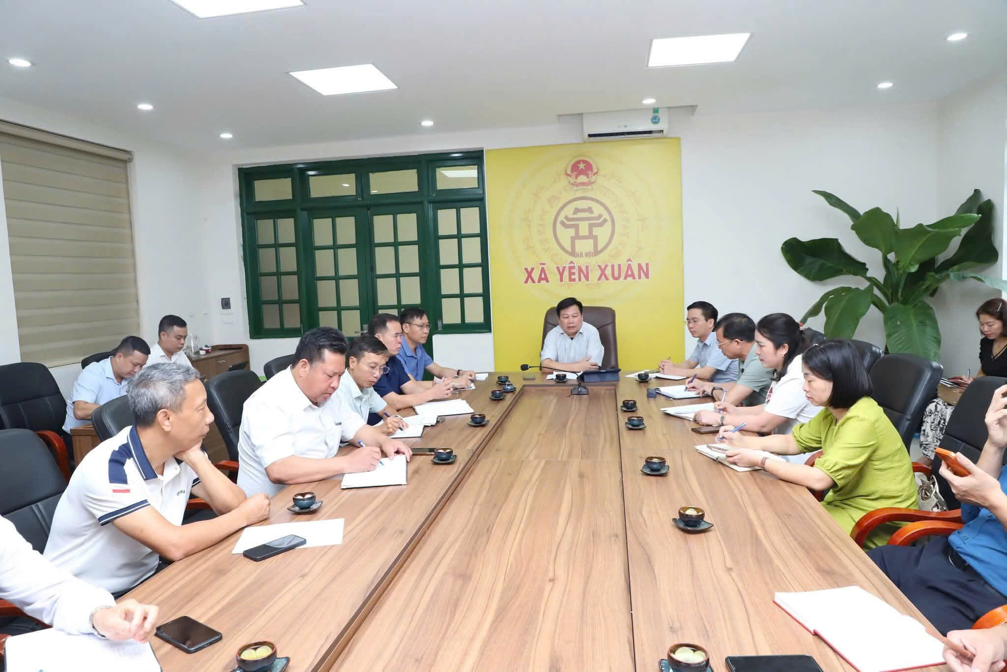 Xã Yên Xuân siết tiến độ chuẩn bị năm học mới, xây dựng trường học gắn với chuyển đổi số