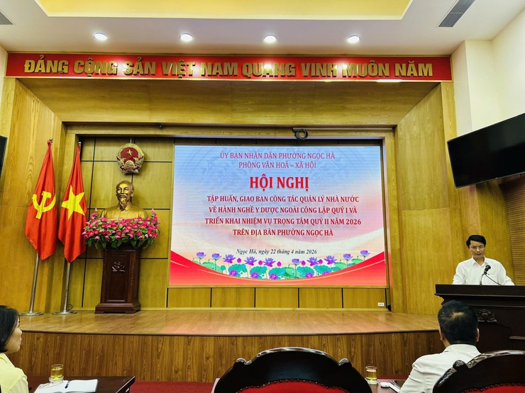 Phường Ngọc Hà tăng cường quản lý hành nghề y, dược ngoài công lập, chủ động siết chặt công tác phòng, chống dịch bệnh