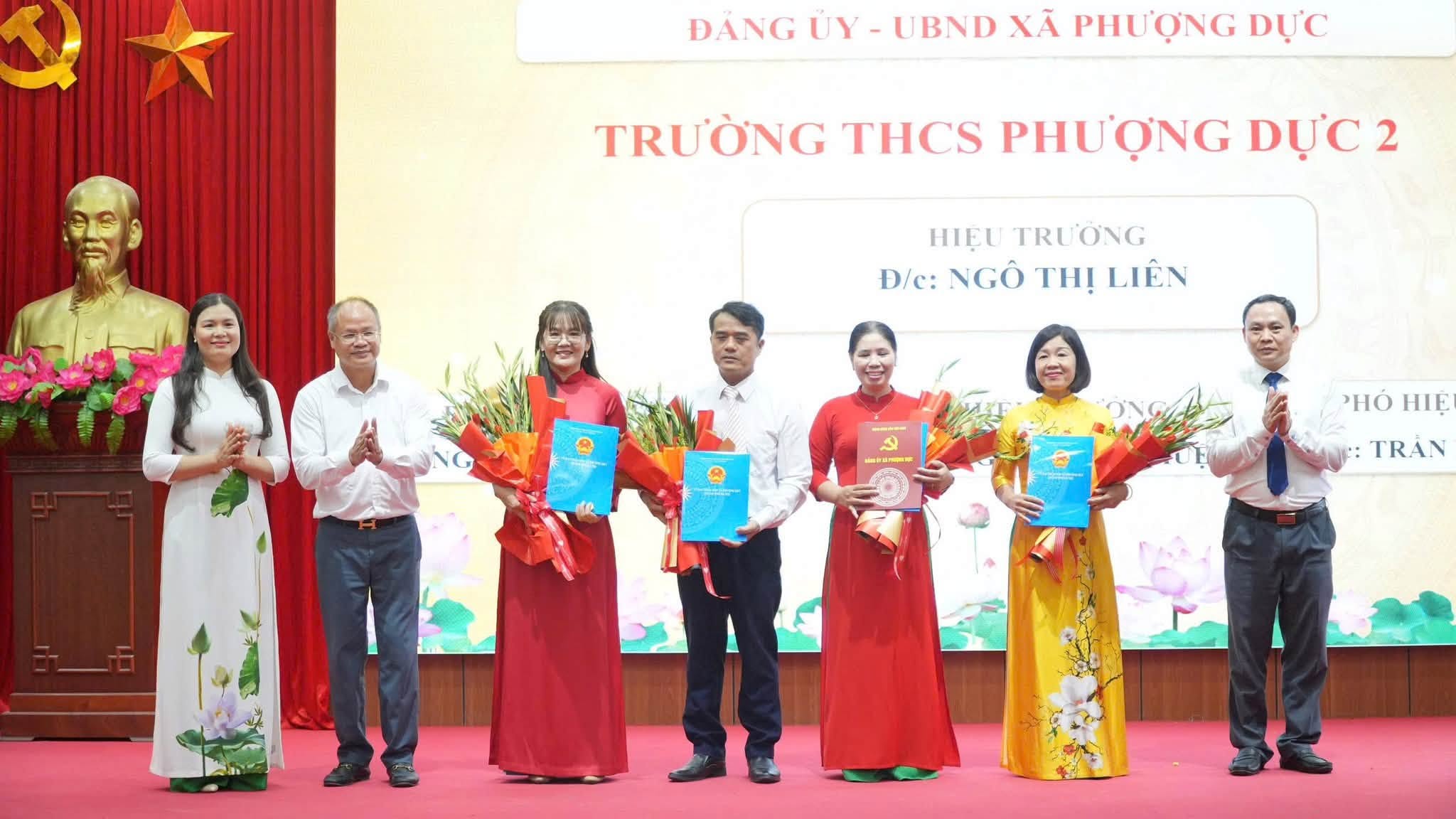 Xã Phượng Dực kiện toàn hệ thống trường học sau sắp xếp