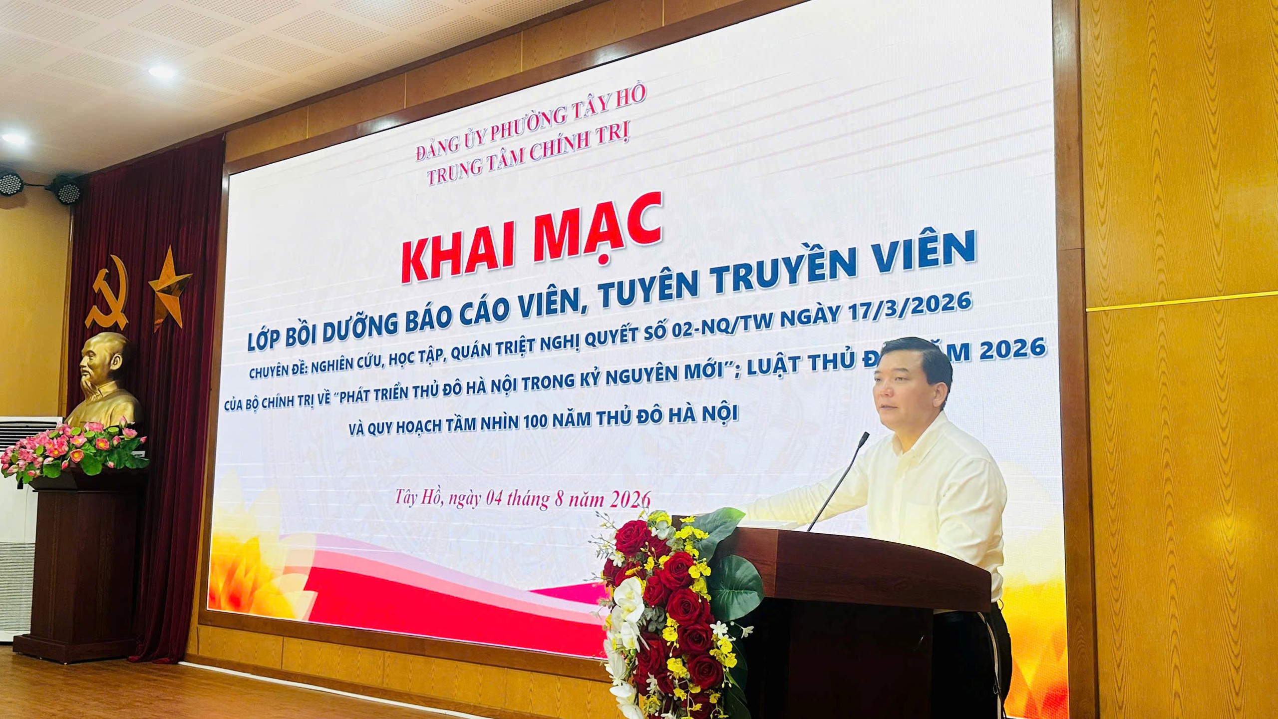 Bồi dưỡng đội ngũ báo cáo viên, tuyên truyền viên, lan tỏa các định hướng chiến lược phát triển Thủ đô