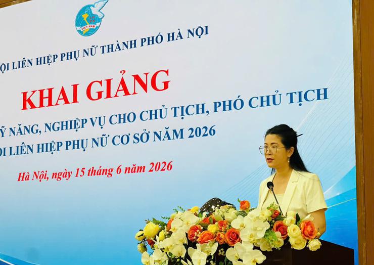 Hội Liên hiệp phụ nữ thành phố Hà Nội nâng cao năng lực cán bộ Hội cơ sở, thúc đẩy chuyển đổi số từ nền tảng trí tuệ nhân tạo