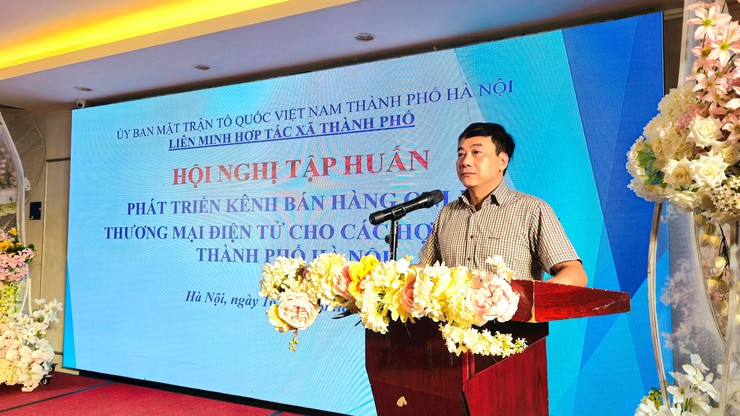 Liên minh Hợp tác xã thành phố Hà Nội thúc đẩy chuyển đổi số, mở rộng thị trường trực tuyến cho khu vực kinh tế tập thể