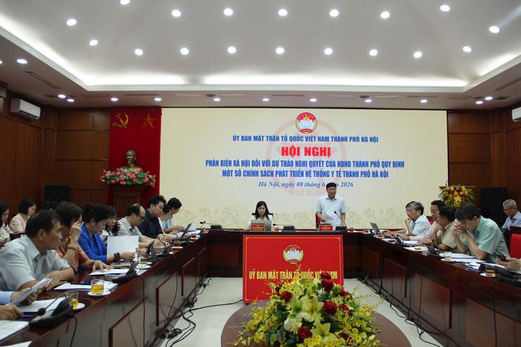 Uỷ ban MTTQ thành phố Hà Nội phản biện chính sách mới, tạo đột phá cho y tế cơ sở