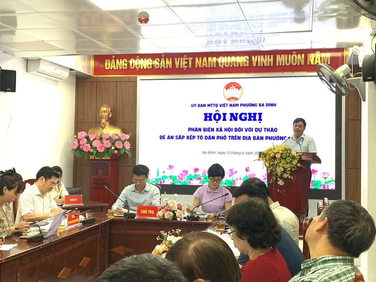 Phường Ba Đình lấy ý kiến rộng rãi, hoàn thiện đề án sắp xếp tổ dân phố theo hướng tinh gọn, hiệu quả