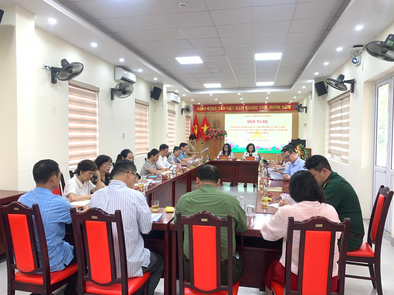 Ban Tuyên giáo và Dân vận Thành ủy Hà Nội khảo sát công tác dân vận tại phường Ba Đình, nhấn mạnh yêu cầu đổi mới theo hướng thực chất, gần dân
