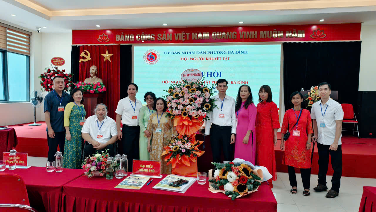 Phường Ba Đình thành lập Hội Người khuyết tật, mở rộng cơ hội hòa nhập và phát huy năng lực hội viên