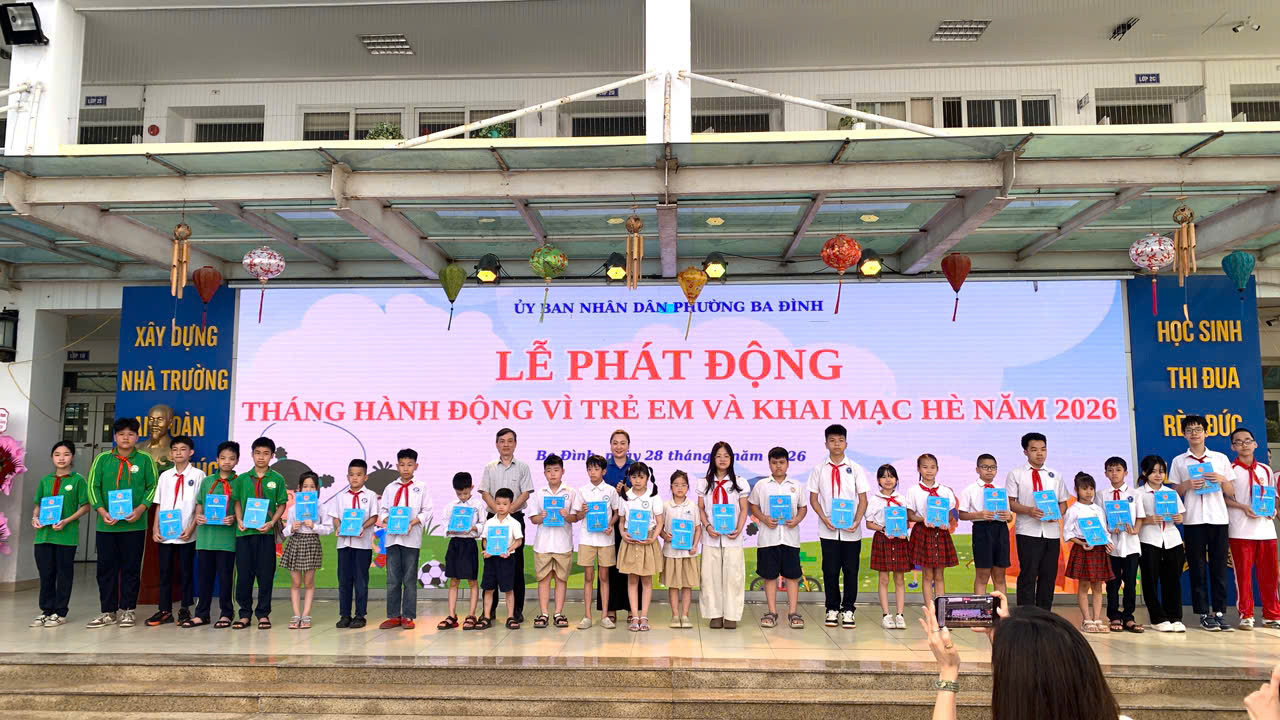 Phường Ba Đình chung tay bảo vệ trẻ em, kiến tạo mùa hè an toàn, lành mạnh