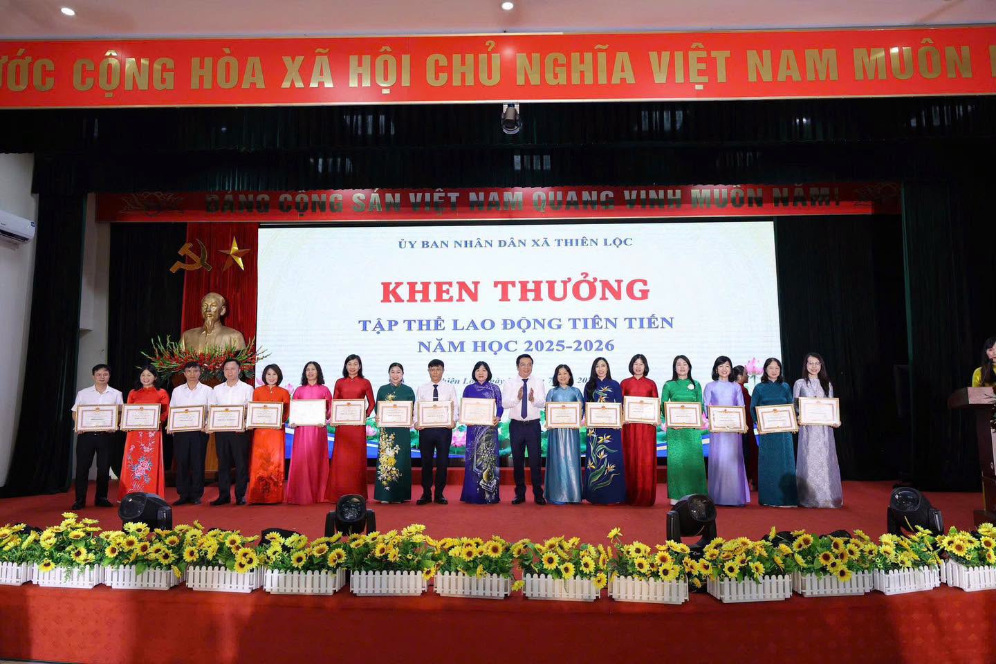 Xã Thiên Lộc hoàn thành toàn diện các nhiệm vụ giáo dục trọng tâm