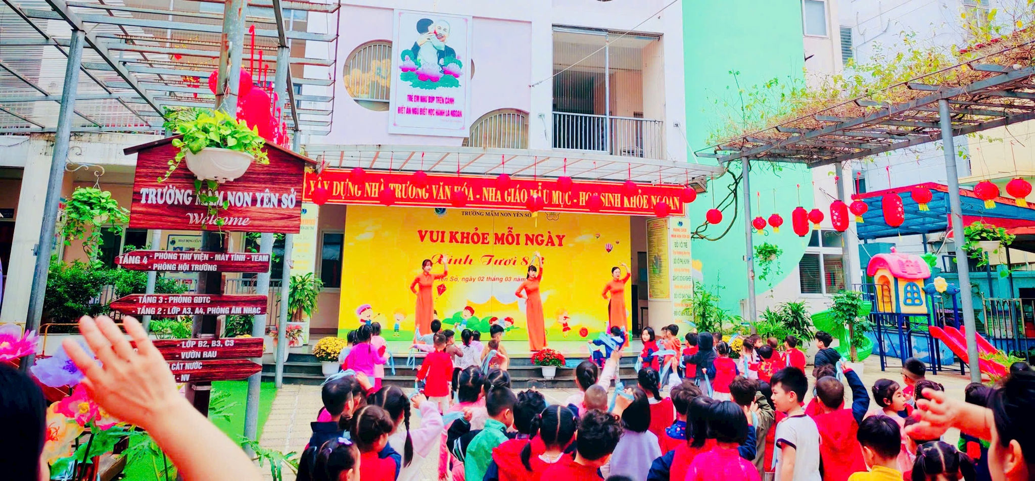 Phường Hoàng Mai thêm 2 trường công lập, giảm áp lực trường lớp từ năm học 2026-2027