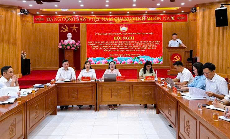 Phường Thanh Liệt phát huy phản biện xã hội, hoàn thiện định hướng phát triển và đề án phòng, chống sốt xuất huyết
