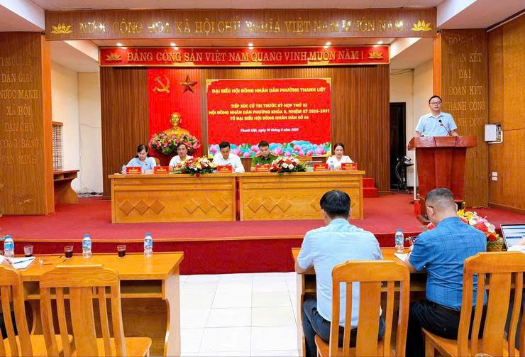 Tổ đại biểu HĐND phường Thanh Liệt lắng nghe tâm tư cử tri, tập trung tháo gỡ những vấn đề dân sinh