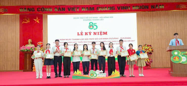 Phường Thanh Liệt tiếp lửa truyền thống Đội, bồi đắp khát vọng cho thế hệ măng non