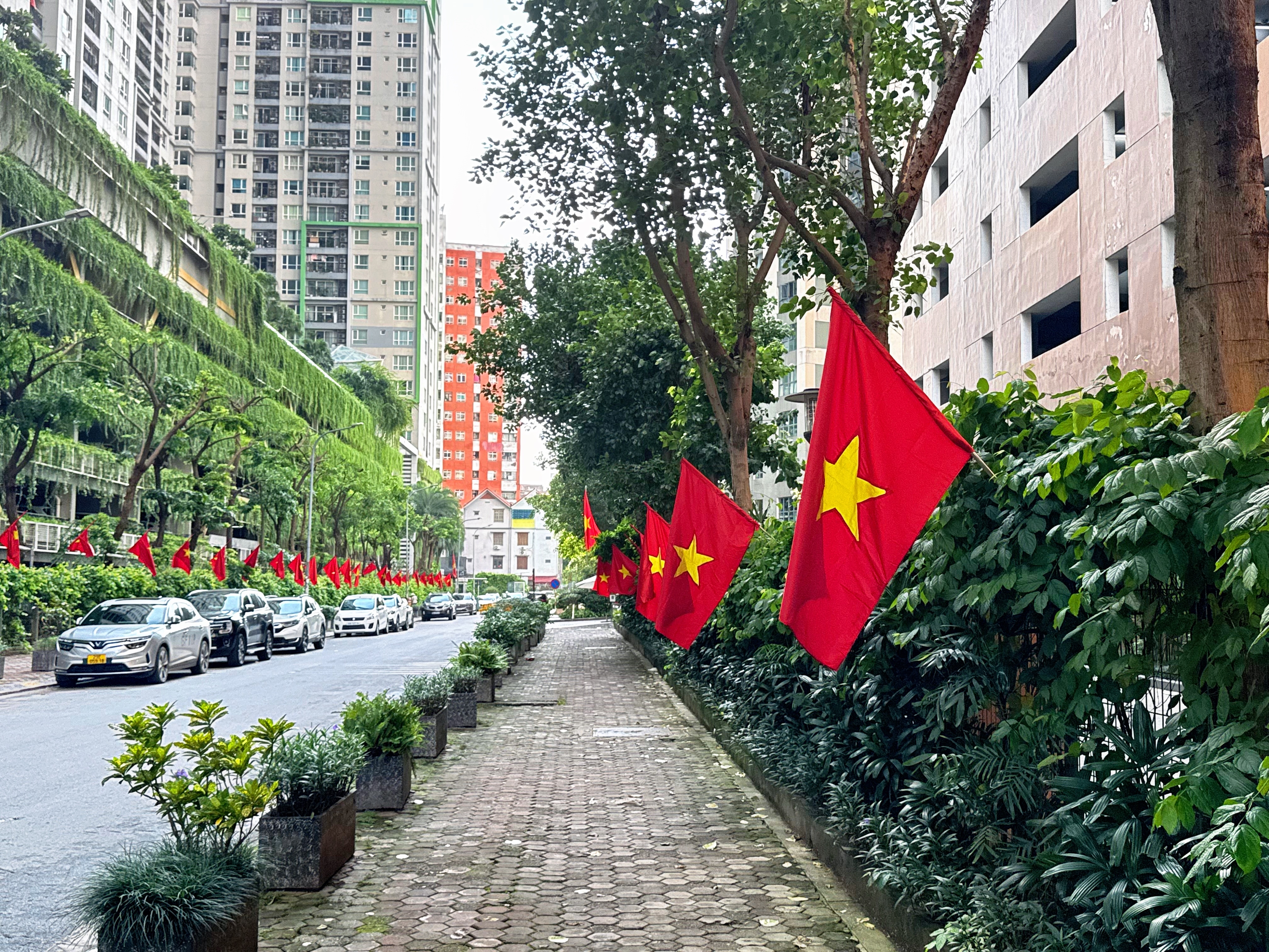 Phường Đại Mỗ rộn ràng ngày hội non sông, lan tỏa niềm tự hào trong từng khu dân cư