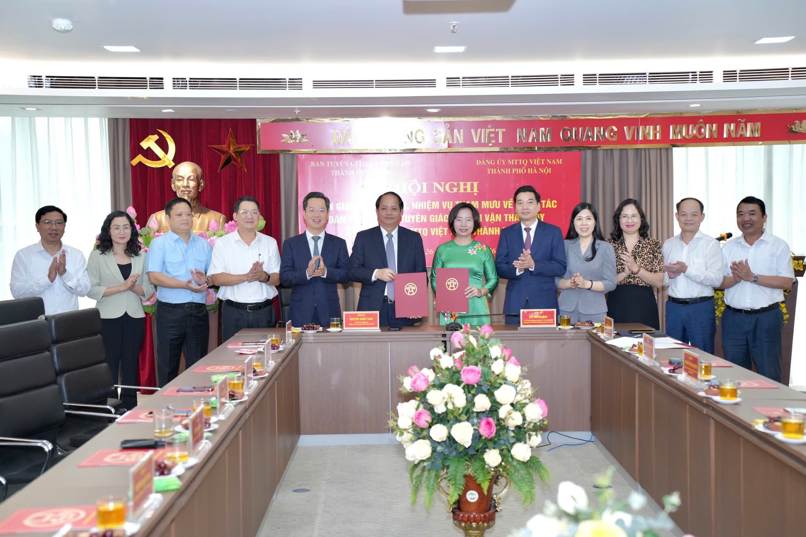 Đổi tên Ban Tuyên giáo và Dân vận Thành ủy Hà Nội thành Ban Tuyên giáo Thành ủy Hà Nội