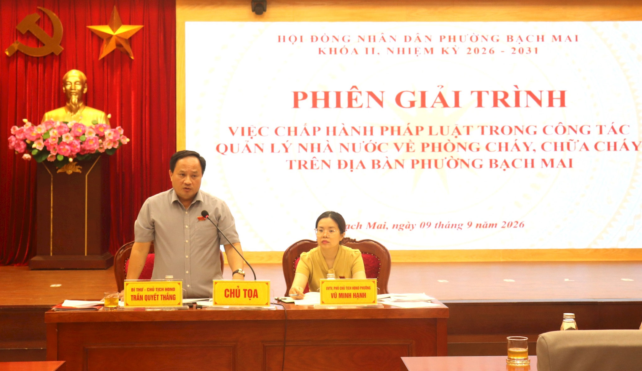 Phường Bạch Mai siết trách nhiệm phòng cháy từ từng tổ dân phố, chủ động an toàn ngay từ những phút đầu