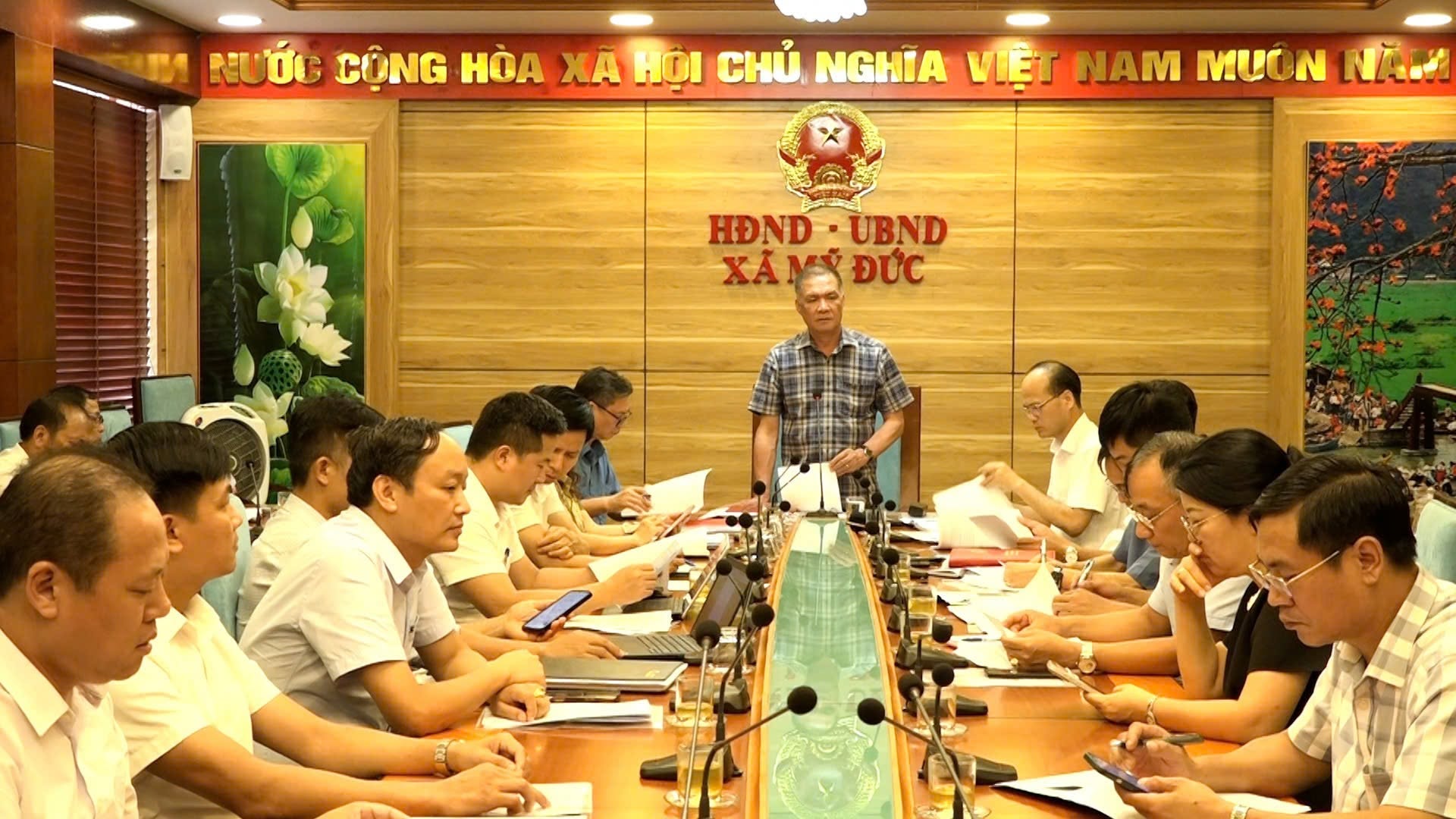 Xã Mỹ Đức đẩy nhanh tiến độ triển khai công tác khám sức khỏe định kỳ, khám sàng lọc miễn phí cho người dân