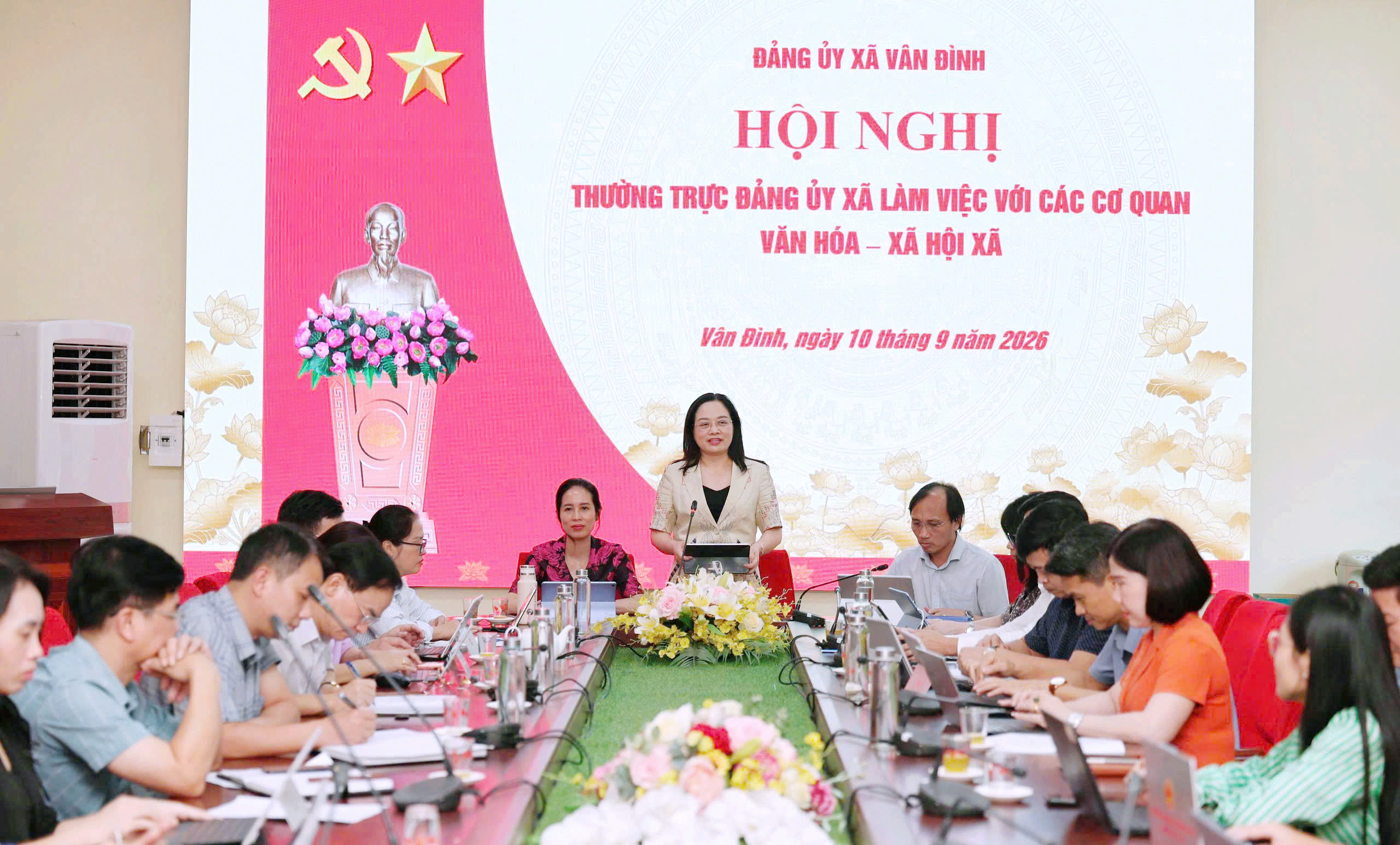 Xã Vân Đình tập trung nâng cao hiệu quả công tác văn hóa - xã hội, nâng cao đời sống vật chất, tinh thần cho nhân dân