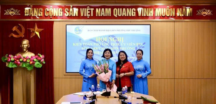 Phường Phú Thượng kiện toàn cán bộ Hội Phụ nữ, tăng sức mạnh hoạt động từ cơ sở