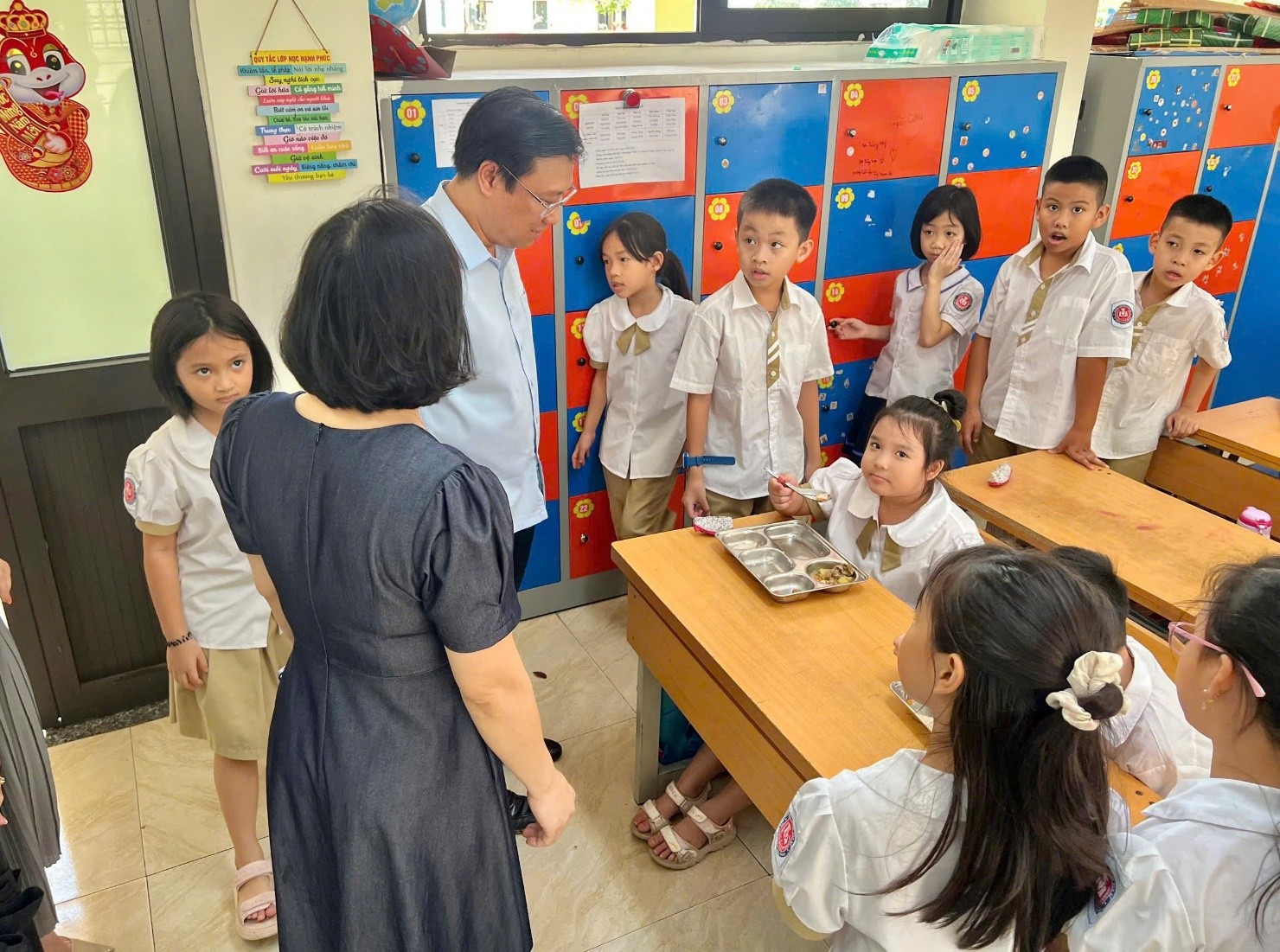 Xã Hoài Đức chú trọng công tác chăm sóc bán trú, vì sức khỏe và sự an toàn của học sinh