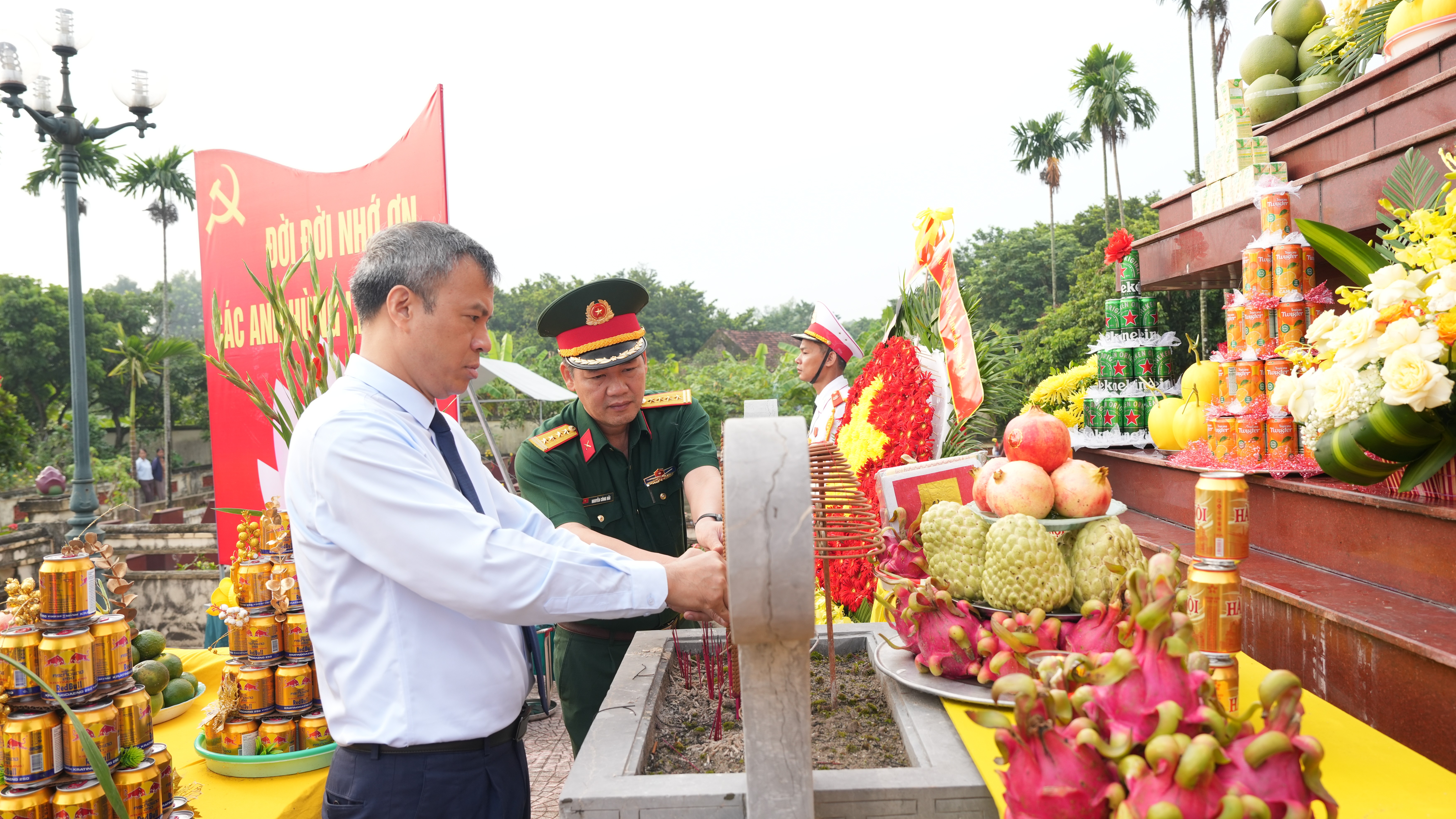 Xã Dương Hòa triển khai lấy mẫu hài cốt liệt sĩ phục vụ giám định ADN