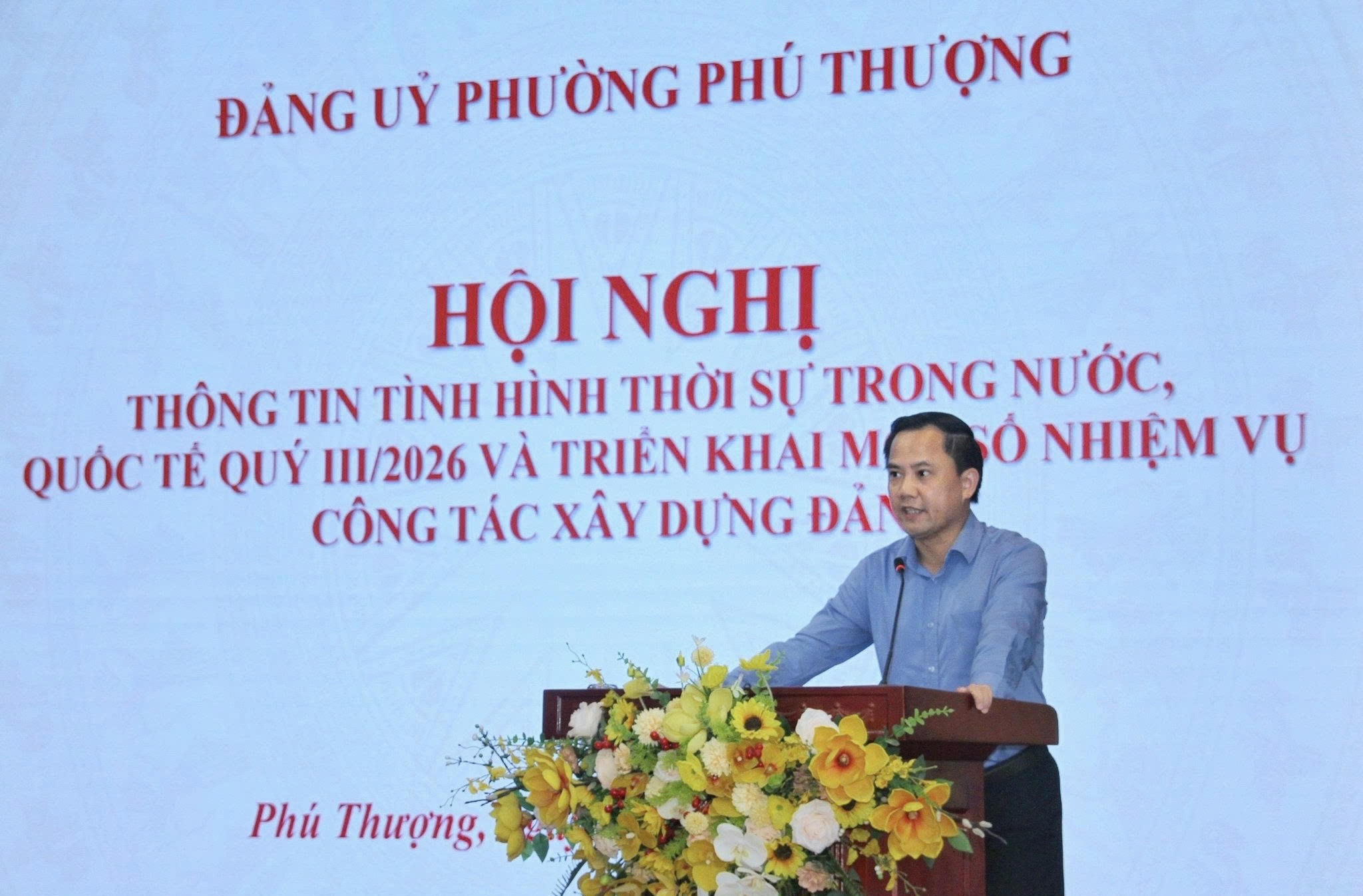 Phường Phú Thượng nâng cao khả năng nhận diện, định hướng thông tin cho cán bộ, đảng viên