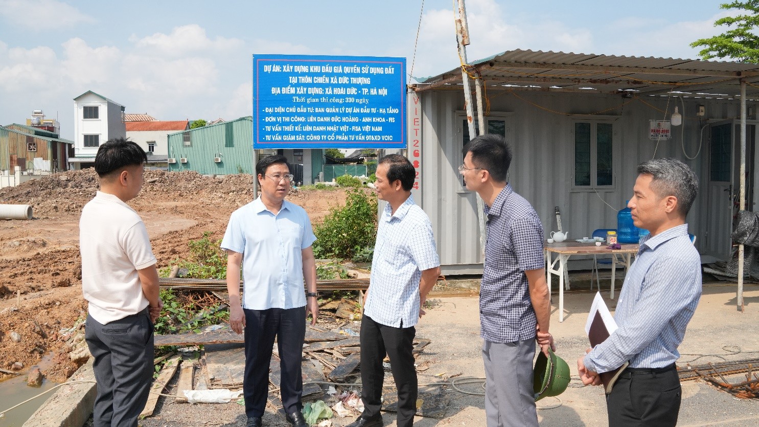 Xã Hoài Đức đẩy nhanh tiến độ hai dự án, chấn chỉnh trật tự tại các khu vực kinh doanh