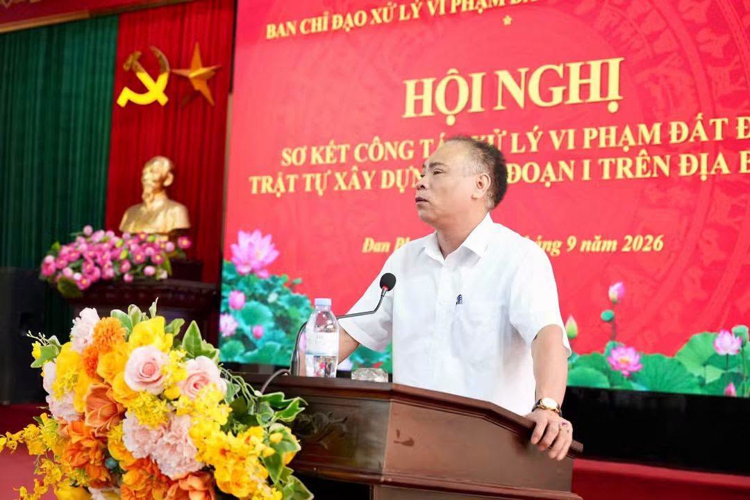 Xã Đan Phượng 14/14 trường hợp vi phạm đất đai, trật tự xây dựng đã triển khai khắc phục