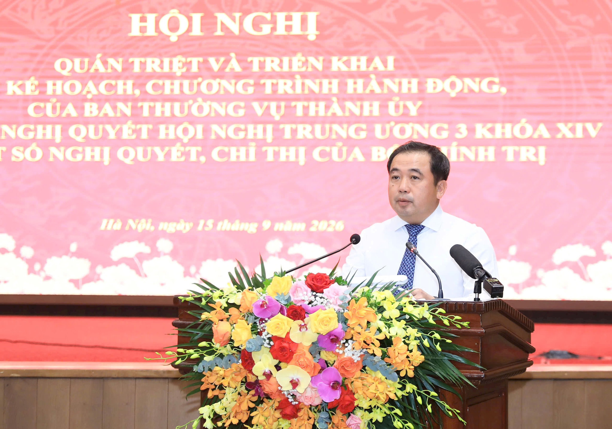 Bí thư Thành ủy Hà Nội Trần Đức Thắng:  Phát triển Thủ đô xứng đáng với vị thế đặc biệt và sự tin tưởng của Trung ương