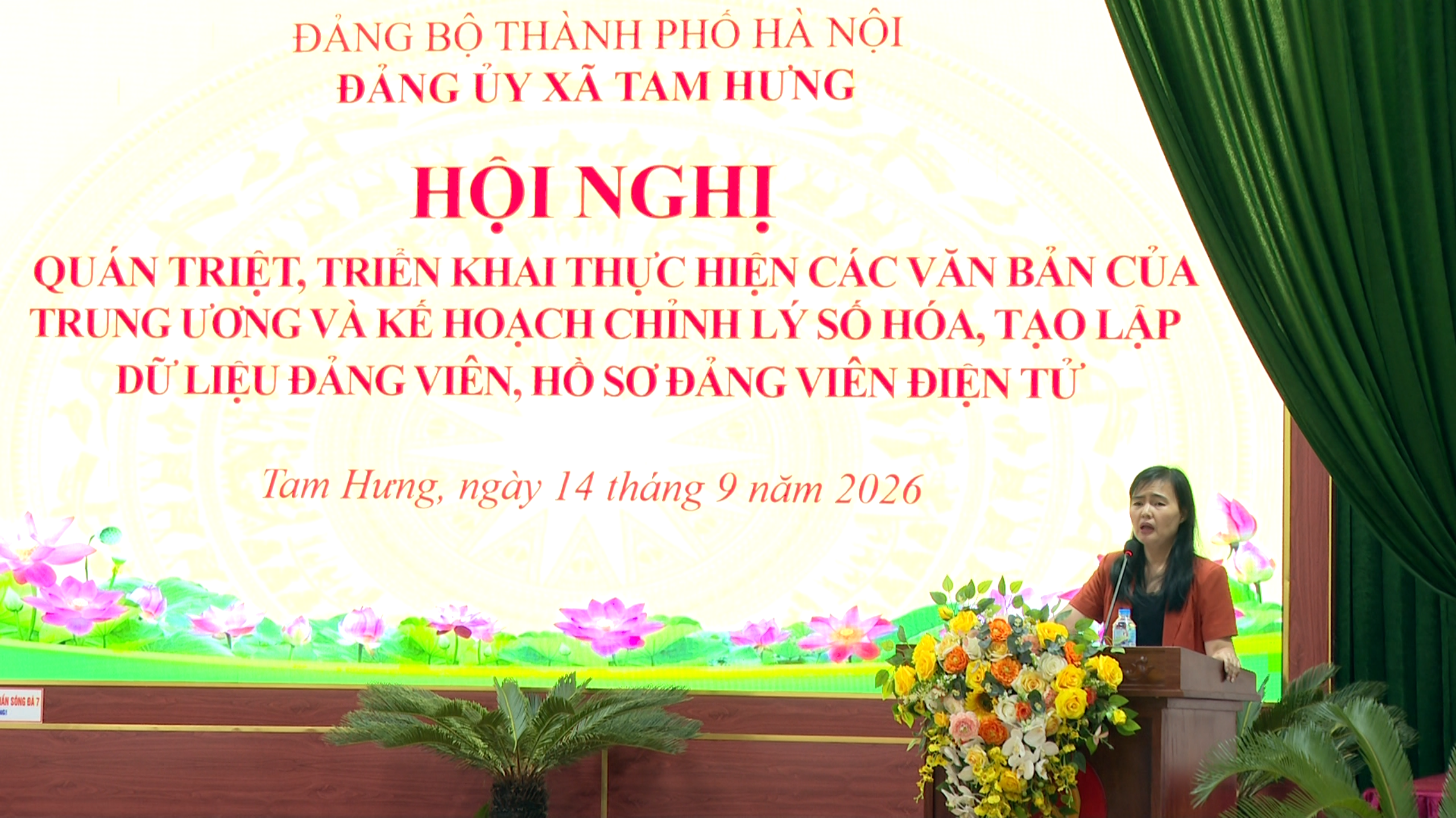 Xã Tam Hưng đẩy mạnh số hóa hồ sơ đảng viên, tạo nền tảng xây dựng Đảng bộ số