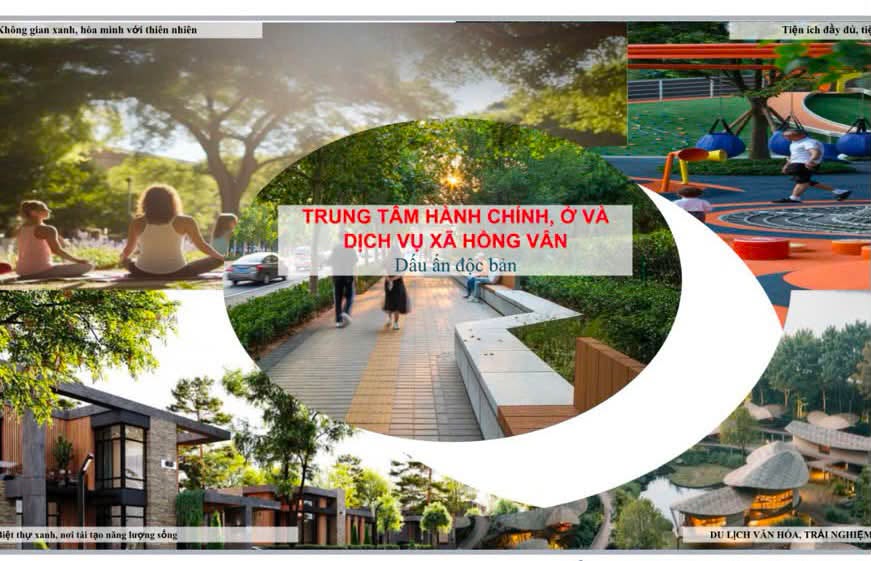 Xã Hồng Vân lấy ý kiến người dân, hoàn thiện quy hoạch khu trung tâm hành chính, ở và dịch vụ
