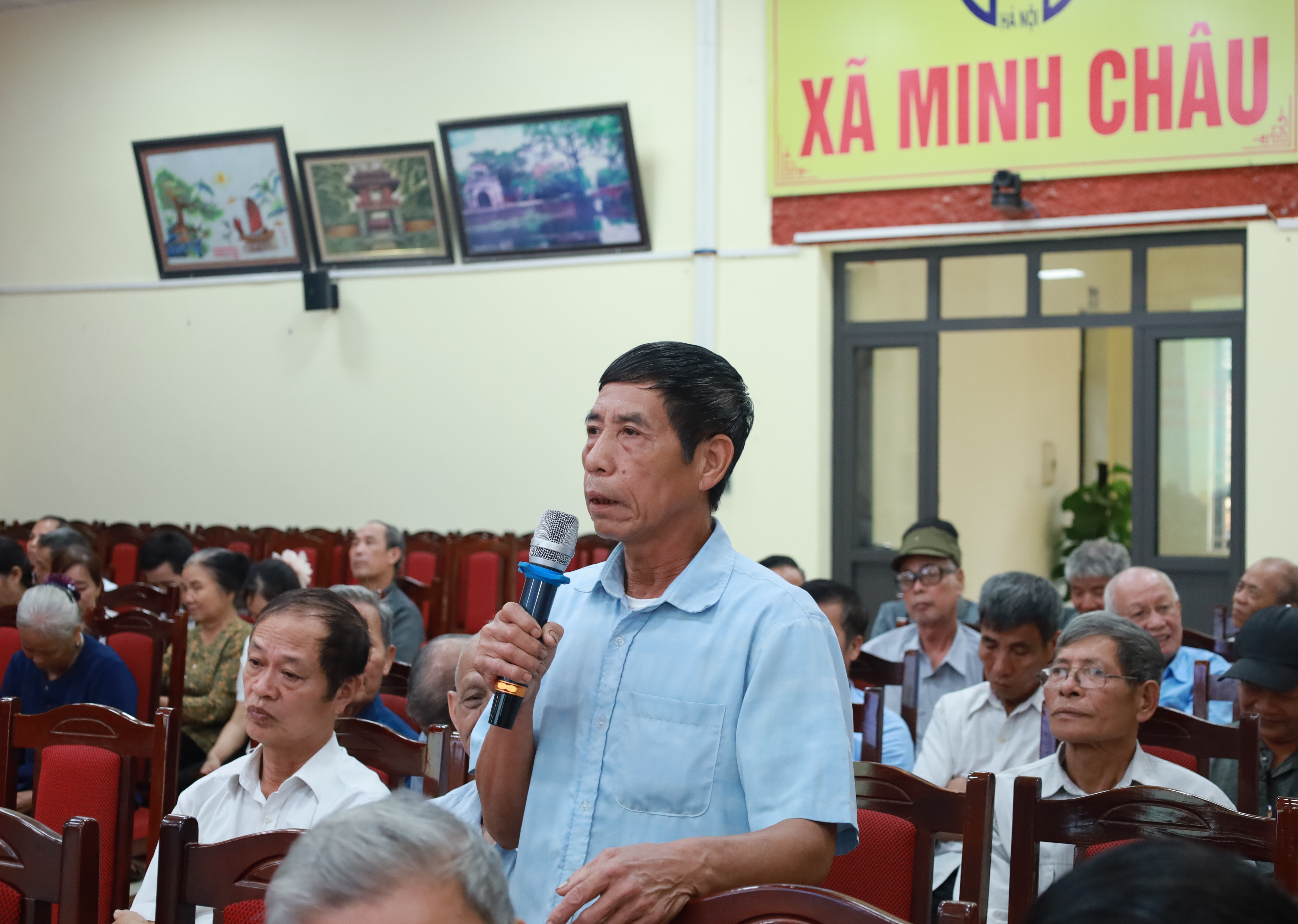 Xã Minh Châu đối thoại với nhân dân: Lắng nghe ý kiến, kiến nghị để tháo gỡ, đồng thuận để phát triển