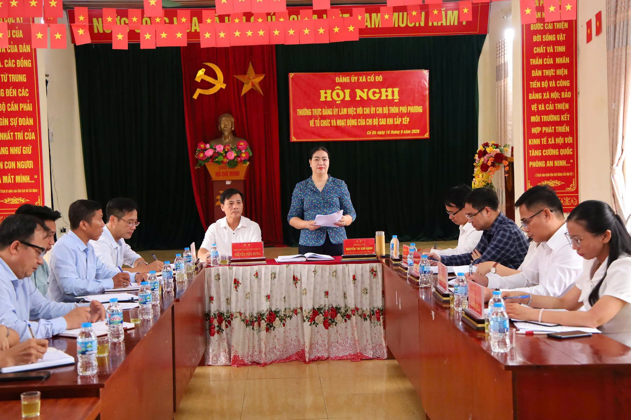 Xã Cổ Đô phát huy vai trò Chi bộ thôn Phú Phương sau sắp xếp, nâng cao sức chiến đấu từ cơ sở