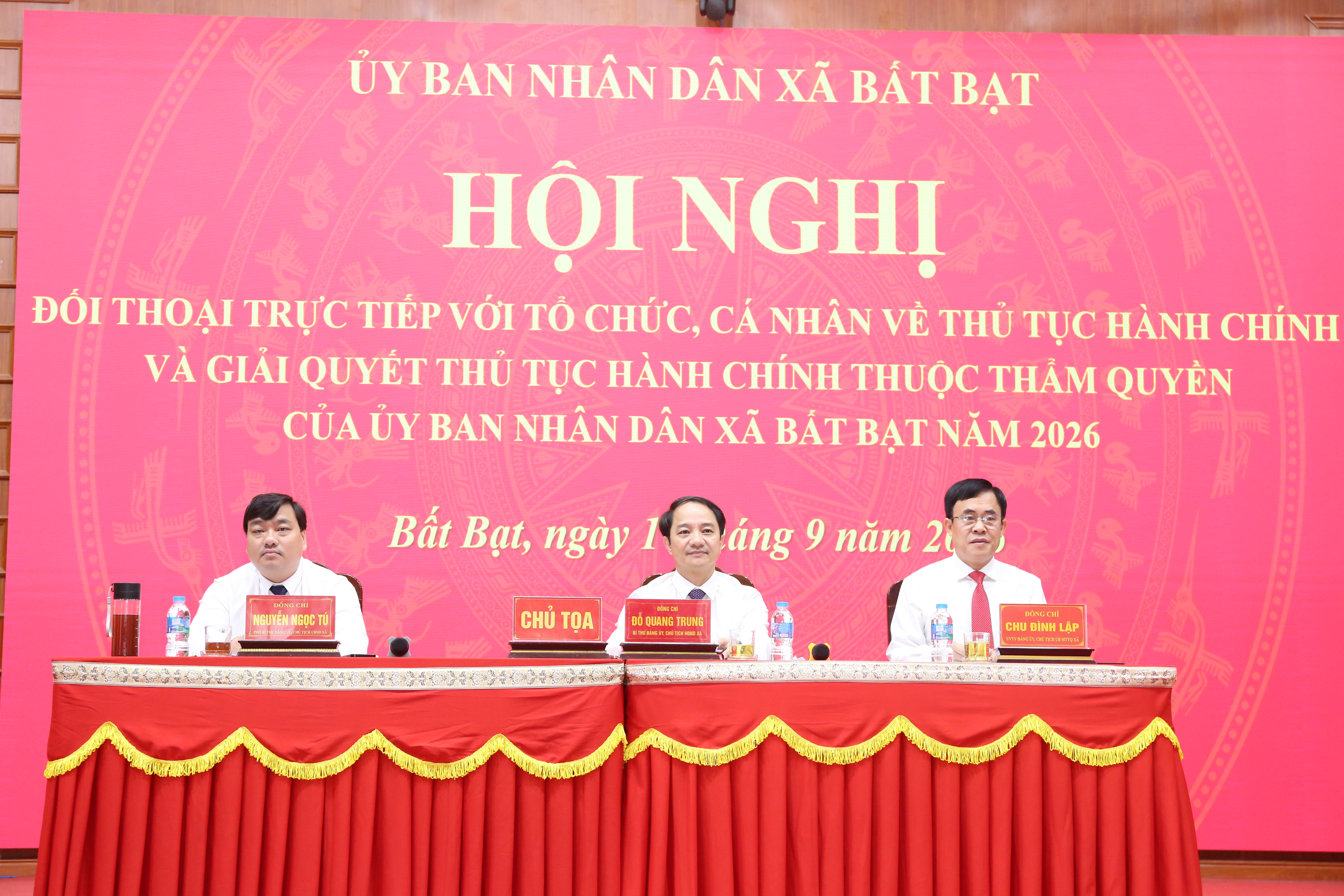 Xã Bất Bạt lắng nghe từ cơ sở, gắn kiến nghị của nhân dân với trách nhiệm giải quyết
