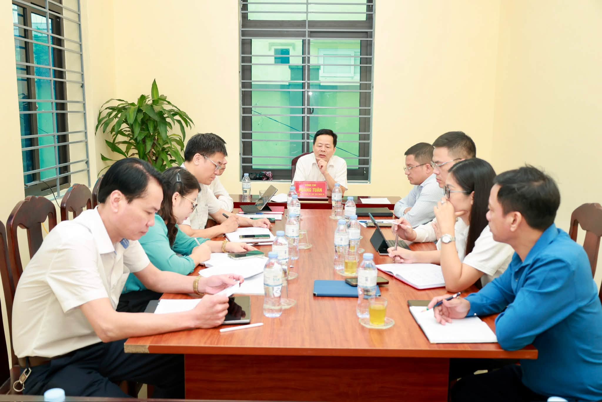 Xã Đại Xuyên lập tổ công tác hỗ trợ cơ sở, tăng tốc làm sạch dữ liệu đất đai