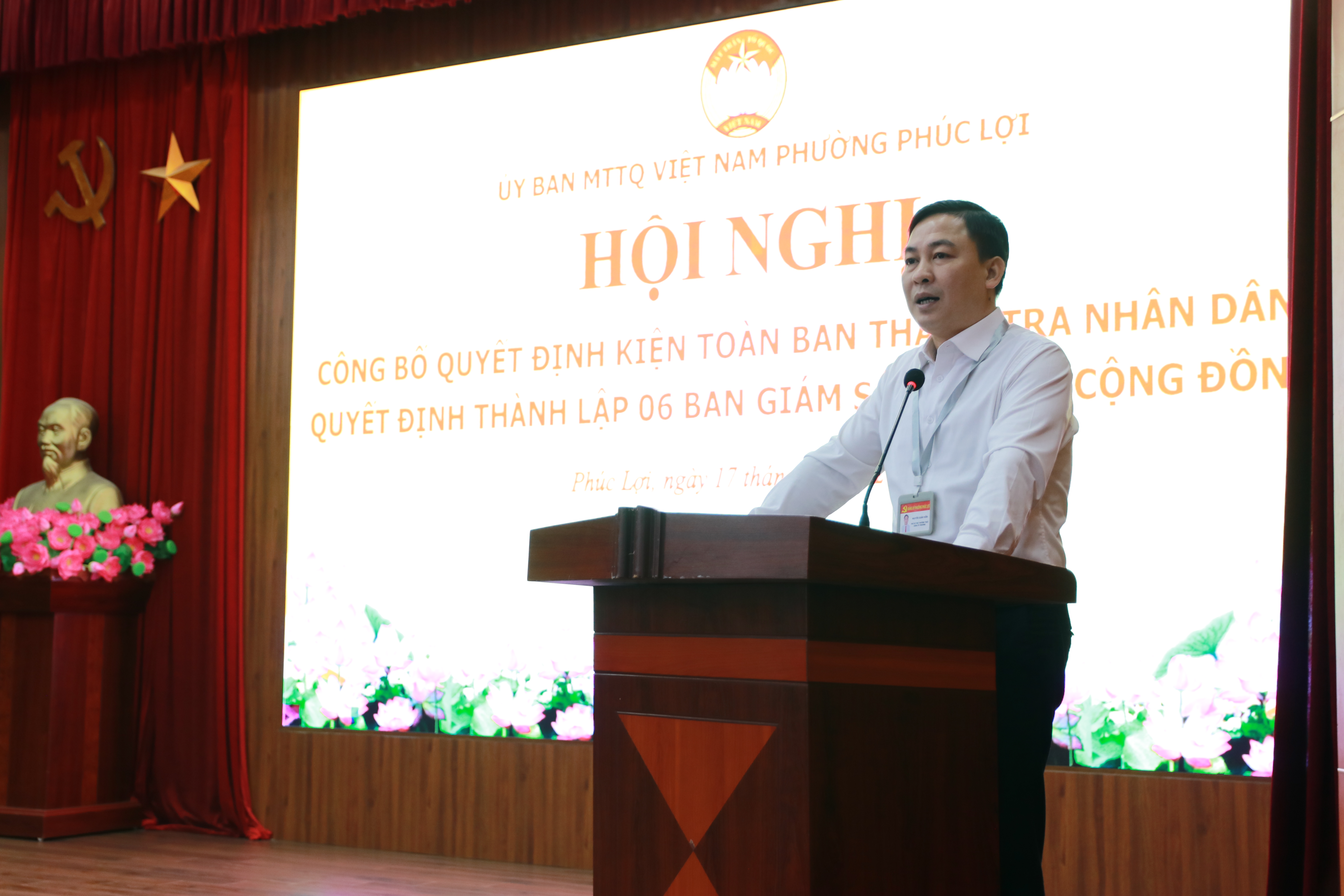 Phường Phúc Lợi phát huy quyền làm chủ của nhân dân, tăng giám sát công trình ngay từ cơ sở