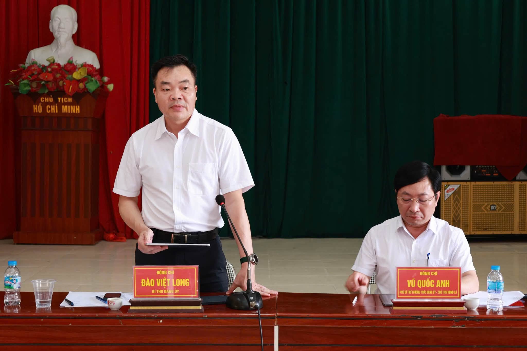 Thường trực Đảng ủy xã Đại Xuyên tập trung tháo gỡ kiến nghị, vướng mắc từ cơ sở