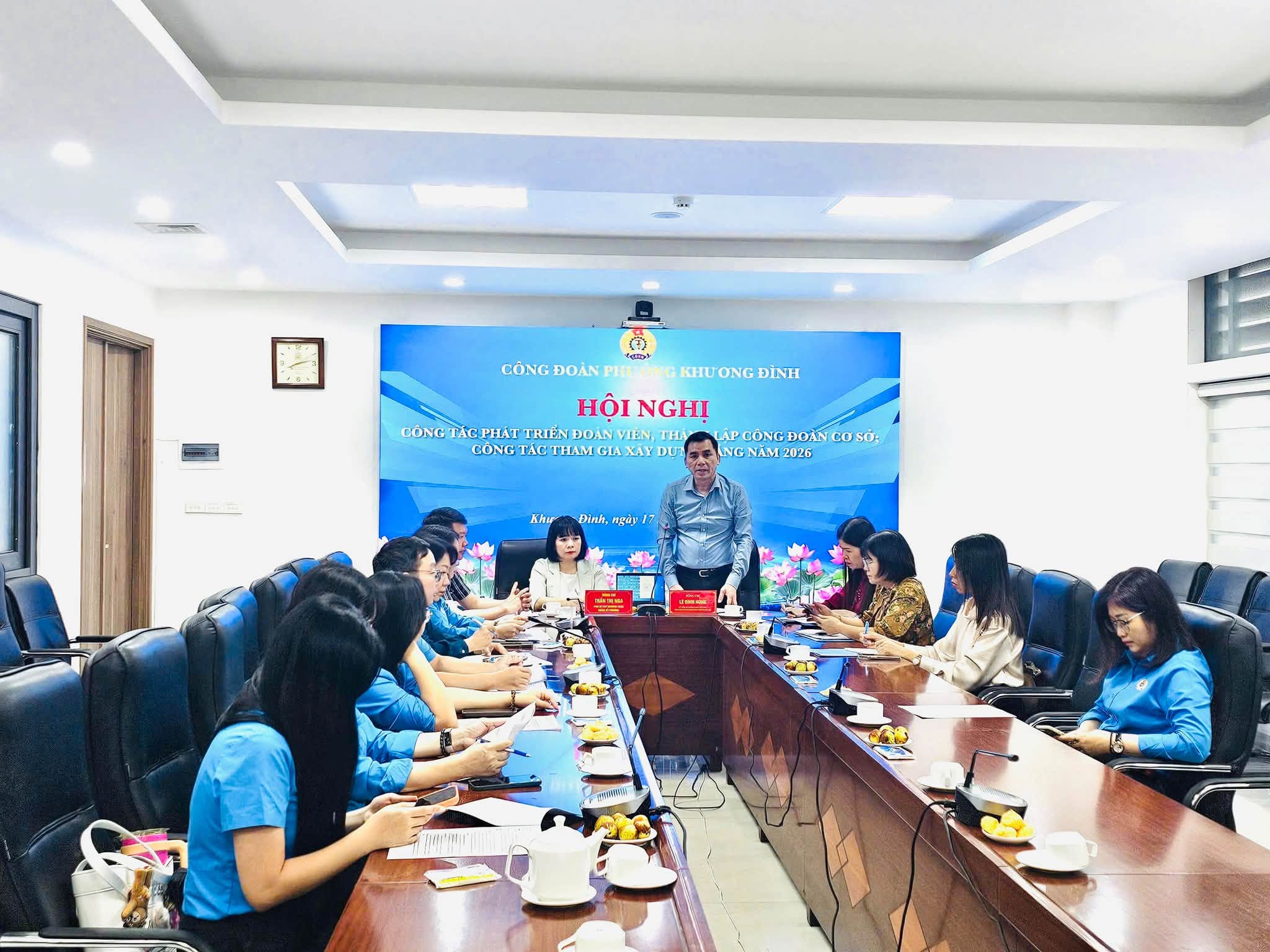 Phường Khương Đình phát triển hơn 2.200 đoàn viên, thành lập 56 công đoàn cơ sở