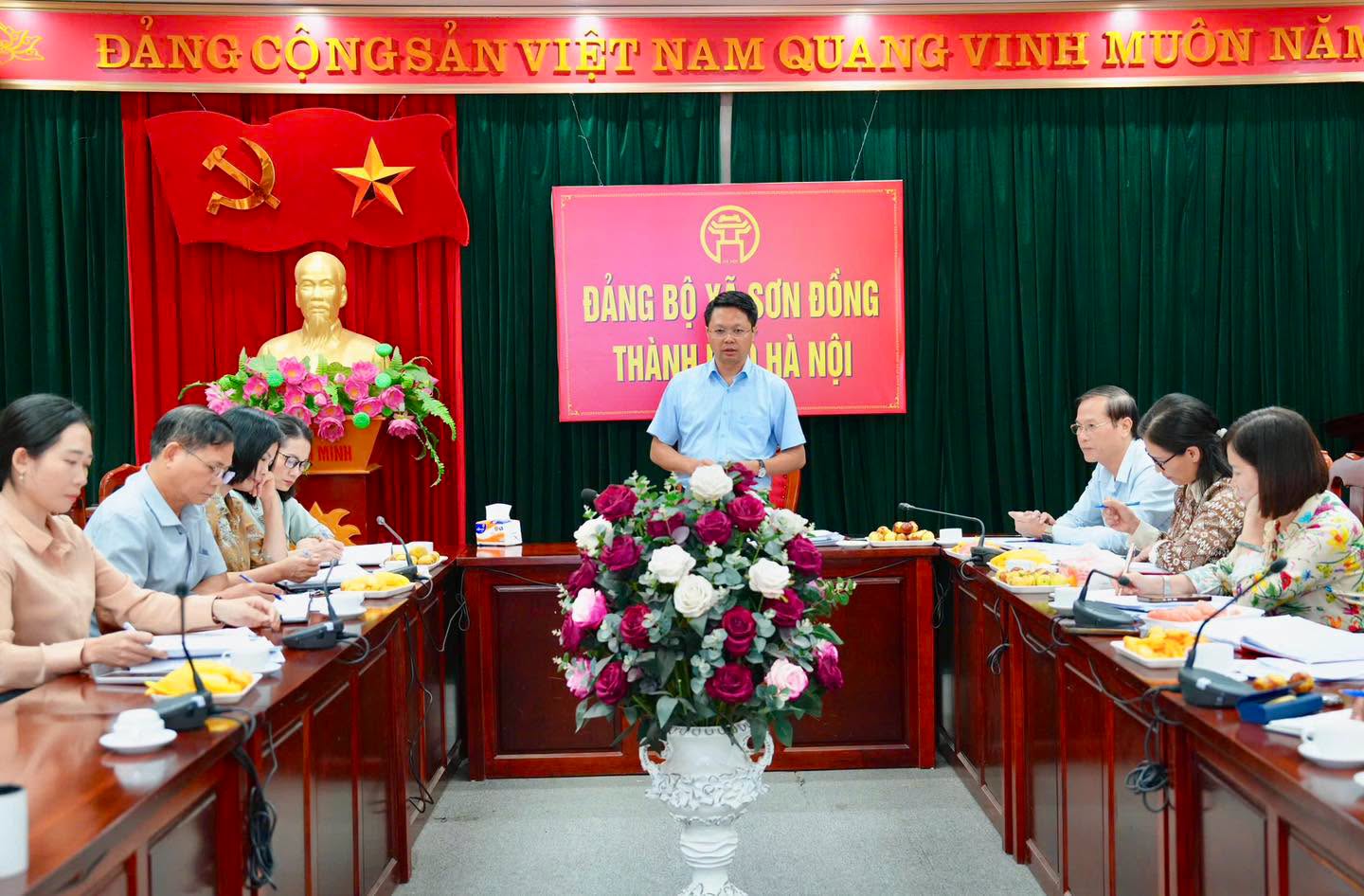 Xã Sơn Đồng yêu cầu mỗi đoàn thể có một cách làm mới, lấy hiệu quả thực chất làm thước đo