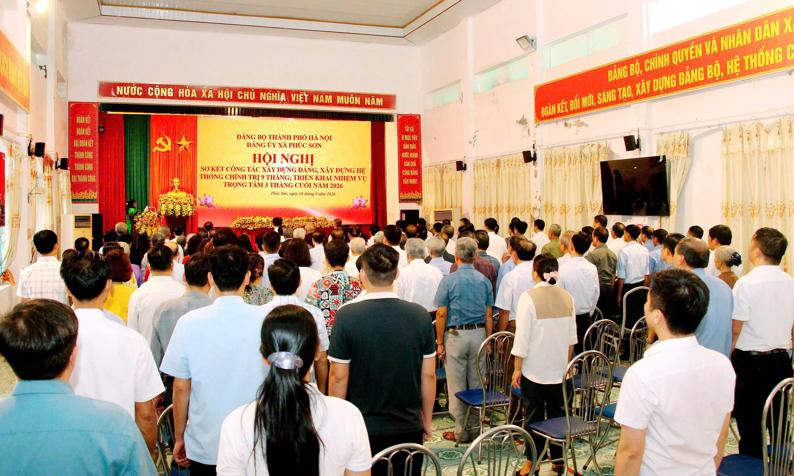 Xã Phúc Sơn đẩy nhanh tiến độ, tăng cường trách nhiệm, quyết tâm hoàn thành nhiệm vụ năm 2026