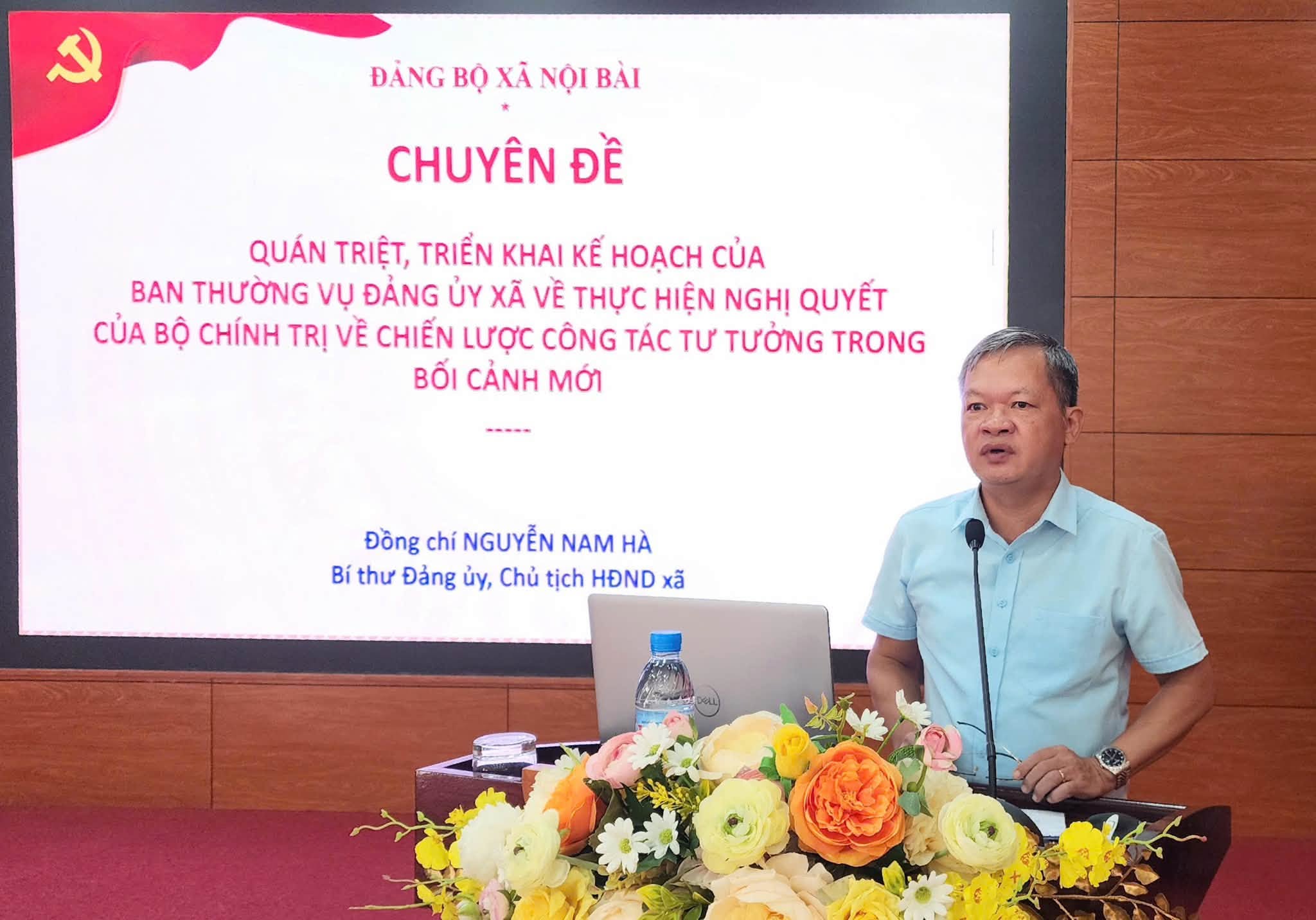 Xã Nội Bài đưa công tác tư tưởng về từng thôn, gắn không gian thực với không gian số