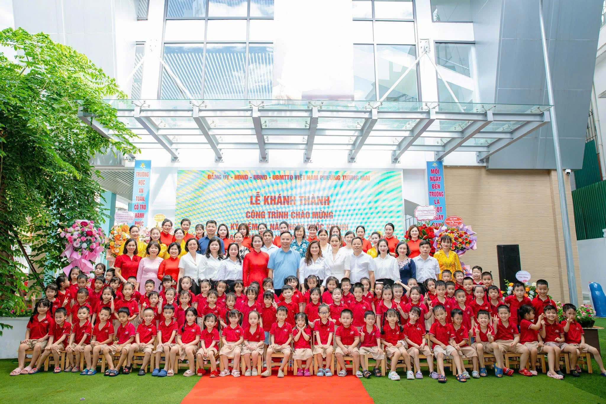 Phường Tương Mai đưa ngôi trường mầm non khang trang vào hoạt động trước thềm năm học mới