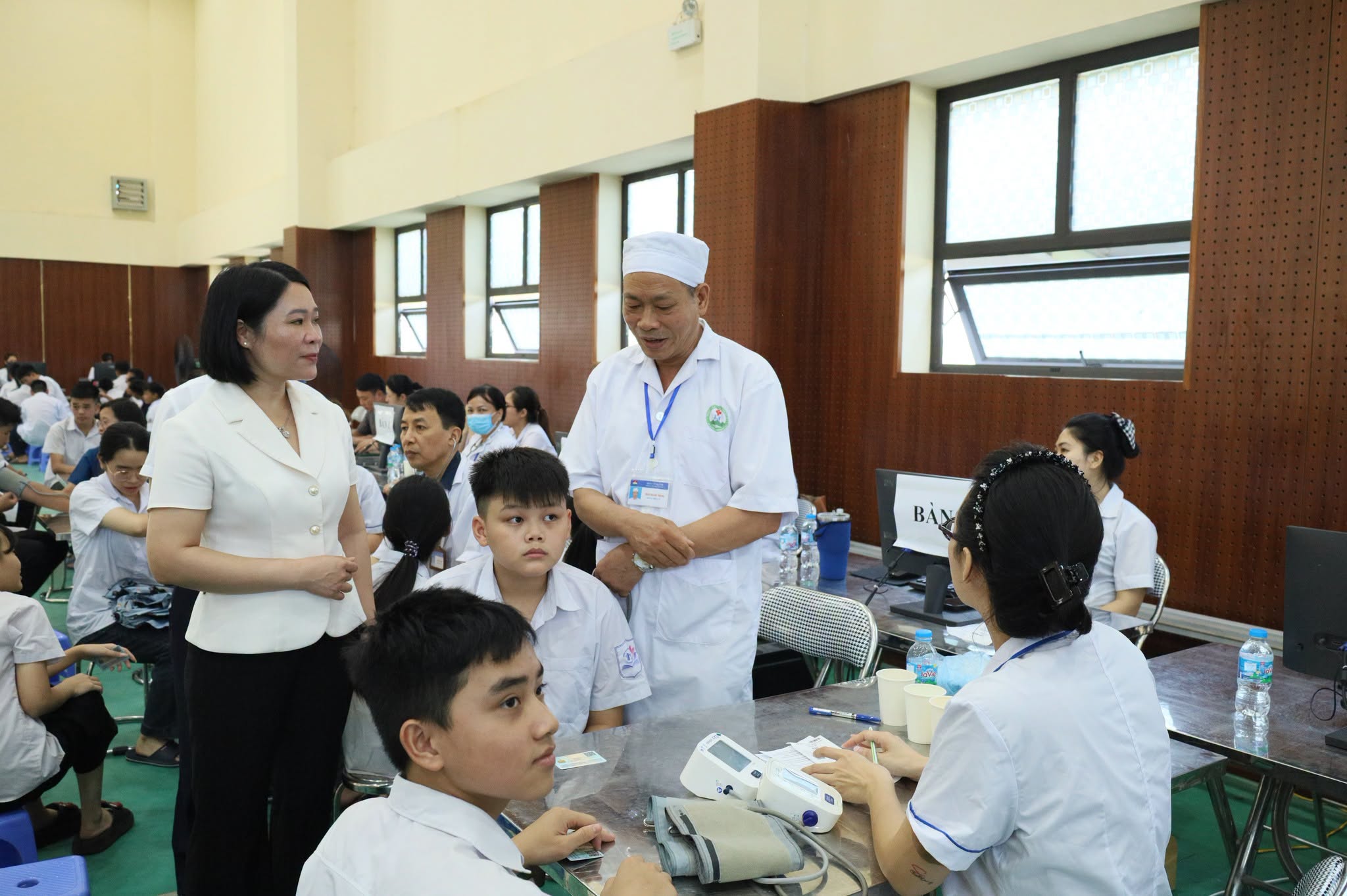 Xã Cổ Đô chăm lo sức khỏe cho học sinh, sẵn sàng cho năm học mới