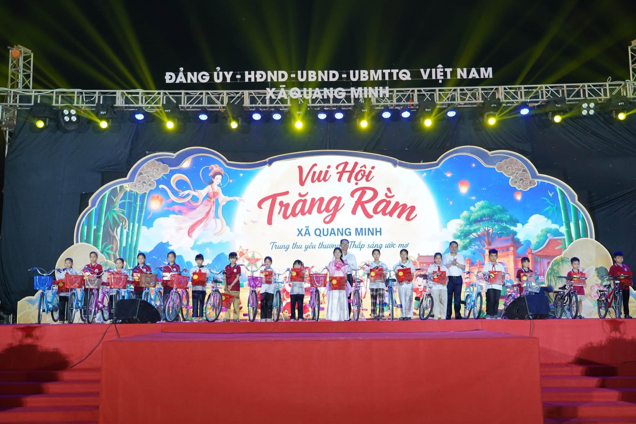 Xã Quang Minh tổ chức Đêm hội Trăng Rằm 2026, lan tỏa yêu thương đến thiếu nhi có hoàn cảnh khó khăn