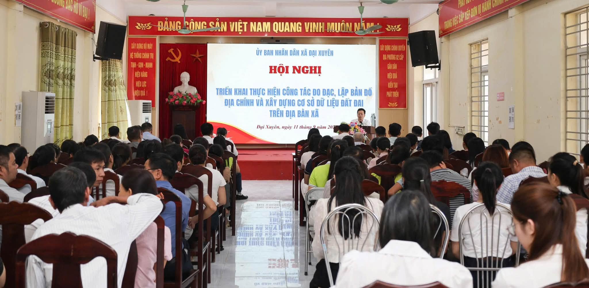 Xã Đại Xuyên chuẩn hóa dữ liệu đất đai, nâng hiệu quả quản lý từ cơ sở